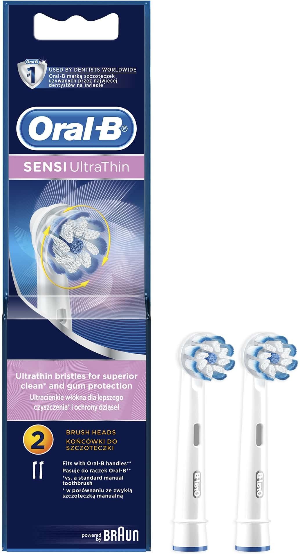 A&D PHARMA Oral-B, austauschbare Spitzen, Sensi Ultra Thin EB60, 2 Stück