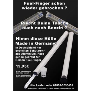 Axis24 GmbH Fuel-Finger, Fuelhawk, Fuel-Gauge Schutzrohr black