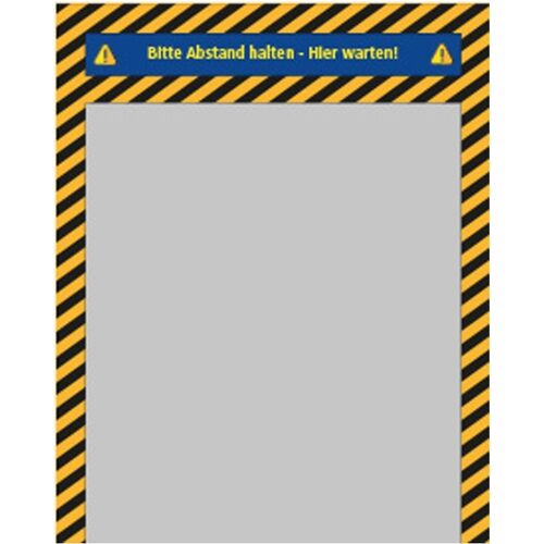 Axis Line Bodenaufkleber (indoor) “Bitte Abstand halten” – Streifen + Gang -