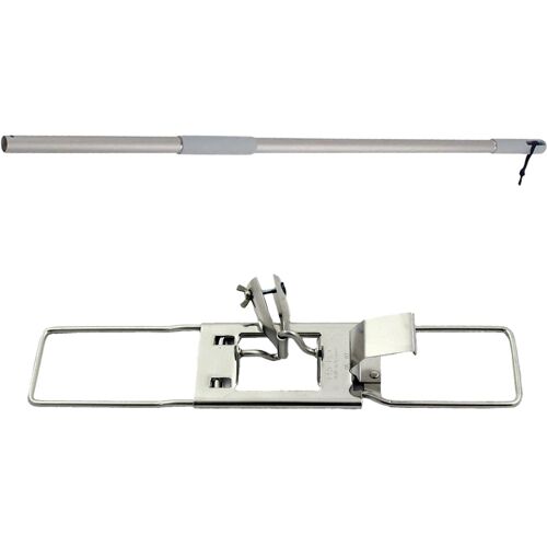 Axis Ha-Ra Bodenexpress 42cm aus Edelstahl mit Teleskop-Stiel I robuster