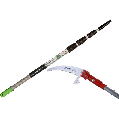 Axis Line 4m Teleskopsäge mit Astsäge und Teleskopstange als Teleskop Baumsäge