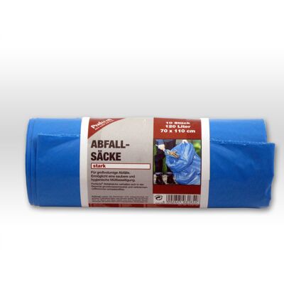 Axis Line Müllsack Abfallsäcke blau auf Rollen stark 120Liter Axis Line Müllsack Abfallsäcke blau auf Rollen stark 120Liter