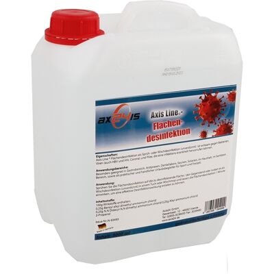 Axis Line - Flächendesinfektion Nachfüllkanister 5 Liter - Sprüh- oder Axis Line - Flächendesinfektion Nachfüllkanister 5 Liter - Sprüh- oder