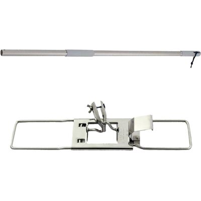 Axis Ha-Ra Bodenexpress 42cm aus Edelstahl mit Teleskop-Stiel I robuster Axis Ha-Ra Bodenexpress 42cm aus Edelstahl mit Teleskop-Stiel I robuster