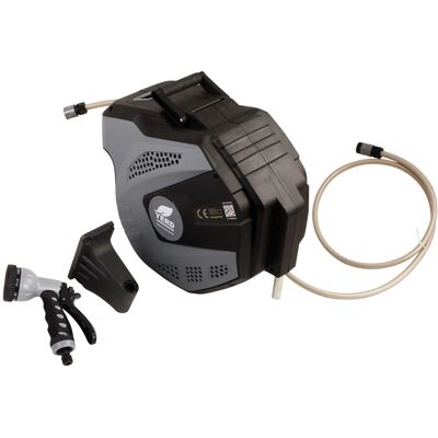 Axis Yerd Schlauchaufroller automatisch mit 25 Meter Schlauch und Gartenbrause Axis Yerd Schlauchaufroller automatisch mit 25 Meter Schlauch und Gartenbrause