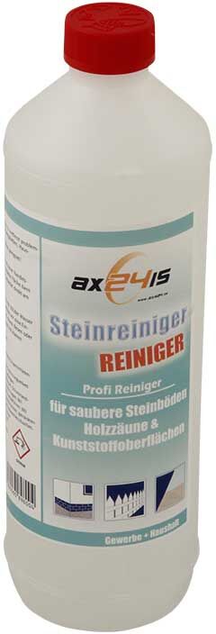 Axis24 GmbH Steinreiniger Der Haus- und Gartenfreund, Konzentrat 1Liter - gegen Grünbelag Axis Line