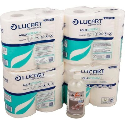 Axis Line Set - LUCART AQUASTREAM - Selbstauflösendes Toilettenpapier + Axis Line Set - LUCART AQUASTREAM - Selbstauflösendes Toilettenpapier +