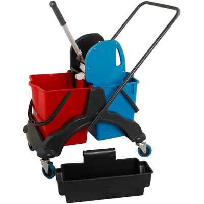 Axis Line Doppelfahrwagen Reinigungswagen 17 Liter Kunststoff Axis Line Doppelfahrwagen Reinigungswagen 17 Liter Kunststoff
