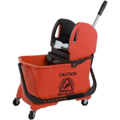 Axis Line Einfachfahrwagen Reinigungswagen 25 Liter Kunststoff mit extra Axis Line Einfachfahrwagen Reinigungswagen 25 Liter Kunststoff mit extra