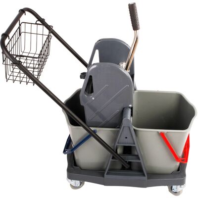 Axis Line Doppelfahrwagen Reinigungswagen 17 Liter Kunststoff Axis Line Doppelfahrwagen Reinigungswagen 17 Liter Kunststoff