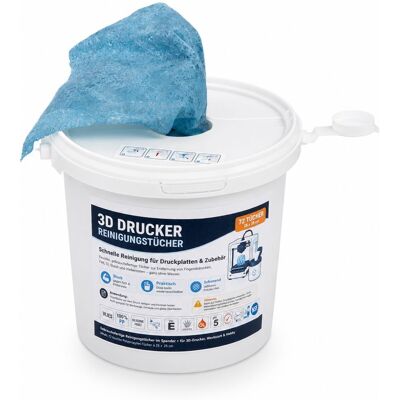 Axis 3D-Drucker Reinigungstücher für Druckplatten – feuchte Polytex-Tücher, 72 Stück Axis 3D-Drucker Reinigungstücher für Druckplatten – feuchte Polytex-Tücher, 72 Stück