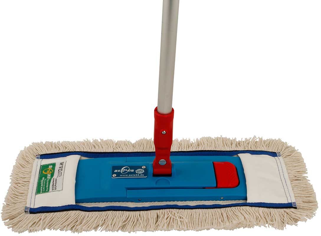 Axis24 GmbH 40cm Pro - Wischmop - System (Profi-Komplett-Set) blau