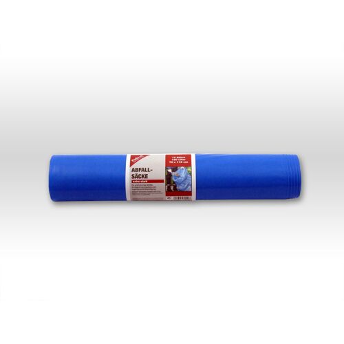 Axis Line Müllsack Abfallsäcke blau auf Rollen extra stark 120Liter