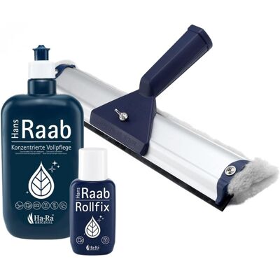 Axis Ha-Ra Fenster-Putz-Set I Fensterwischer 32cm I Konzentrierte Vollpflege 500ml I Axis Ha-Ra Fenster-Putz-Set I Fensterwischer 32cm I Konzentrierte Vollpflege 500ml I