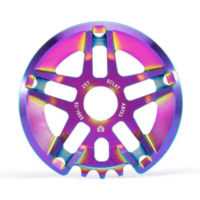 Eclat Abyss Guard Freestyle BMX Kettenblatt (Satin Oilslick - 25T) Eclat Abyss Guard Freestyle BMX Kettenblatt (Satin Oilslick - 25T)