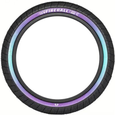 Eclat Fireball BMX Reifen (Black/Purple Teal Fade) Eclat Fireball BMX Reifen (Black/Purple Teal Fade)