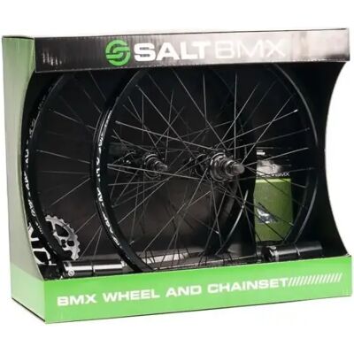 Saltbmx BMX-Radsatz - Pro Schwarz, 36 mm, 9-Gang Saltbmx BMX-Radsatz - Pro Schwarz, 36 mm, 9-Gang