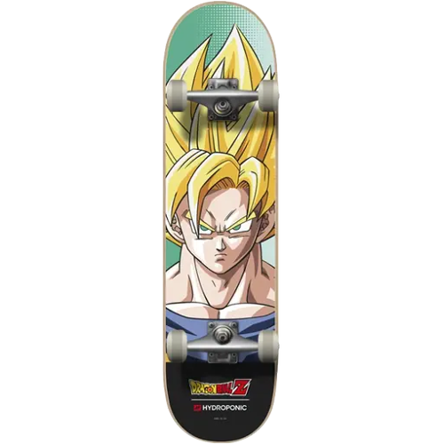 Hydroponic x DragonBall Goku Super Saiyan Skateboard Komplettboa (Gelb)