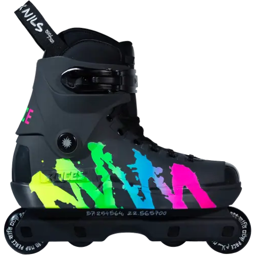 Roces M12 LO Plus Jansons Peace Aggressive Skates (Schwarz)