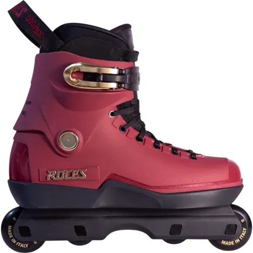 Roces M12 LO Plus Spassov Inferno Aggressive Skates (Rot)