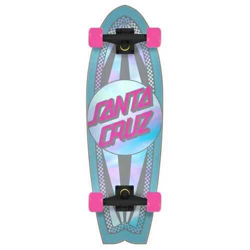 Santa Cruz Shark Cruiser Board Komplettboard (Prismatic Dot)