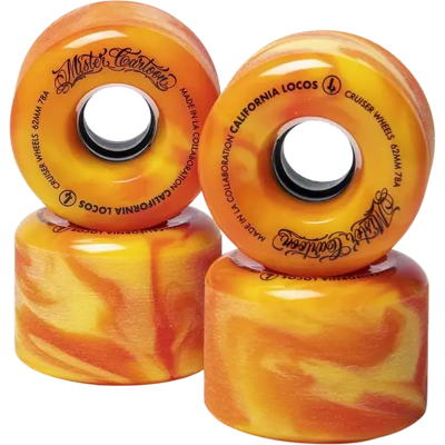 California Locos X Mister Cartoon Swirl Ink 78A Longboard Rollen (60mm - 78a) California Locos X Mister Cartoon Swirl Ink 78A Longboard Rollen (60mm - 78a)