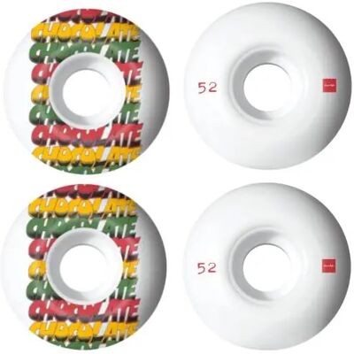 Chocolate Sound System 99A Skateboard Rollen 4 Stk. (52mm - Grün/Rot/Gelb) Chocolate Sound System 99A Skateboard Rollen 4 Stk. (52mm - Grün/Rot/Gelb)