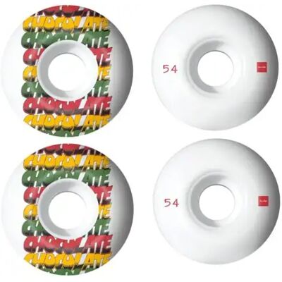 Chocolate Sound System 99A Skateboard Rollen 4 Stk. (54mm - Grün/Rot/Gelb) Chocolate Sound System 99A Skateboard Rollen 4 Stk. (54mm - Grün/Rot/Gelb)