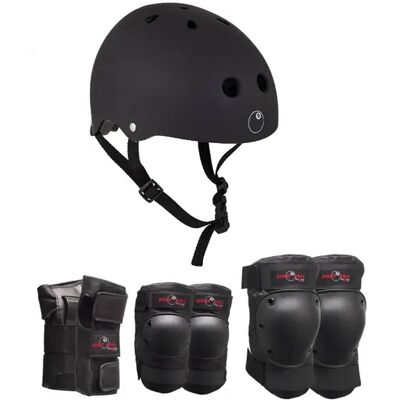EIGHTBALL Kinder-Schutzset - Helm, Polster, Handgelenkschützer EIGHTBALL Kinder-Schutzset - Helm, Polster, Handgelenkschützer