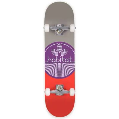 Habitat Skateboards Habitat Leaf Dot Skateboard Komplettboard (Lila) Habitat Skateboards Habitat Leaf Dot Skateboard Komplettboard (Lila)
