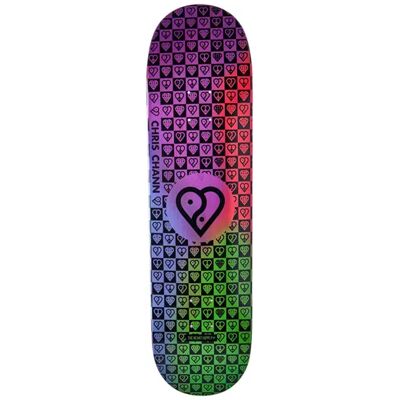 Heart Supply Chris Chann Pro Skateboard Deck (Trinity Tie Dye Impact Light) Heart Supply Chris Chann Pro Skateboard Deck (Trinity Tie Dye Impact Light)