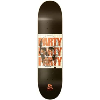 KFD Premium Party - 8,25" Rote Skateboard-Deck KFD Premium Party - 8,25" Rote Skateboard-Deck
