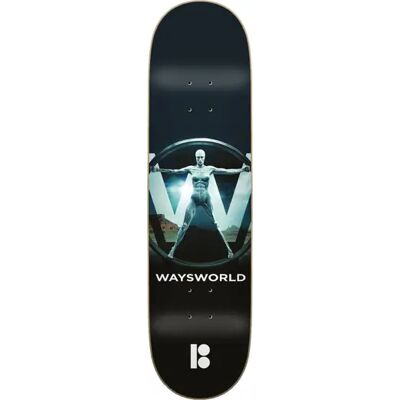 Plan B Way Waysworld Skateboard Deck (Schwarz) Plan B Way Waysworld Skateboard Deck (Schwarz)