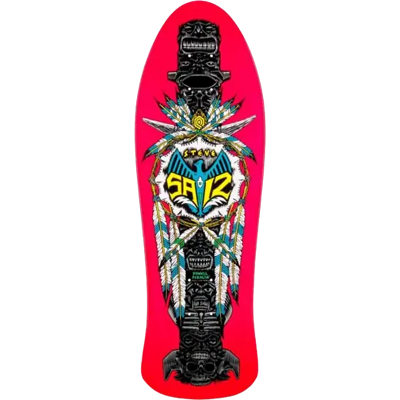Powell Peralta Steve Saiz Totem Skateboard Deck (Pink) Powell Peralta Steve Saiz Totem Skateboard Deck (Pink)