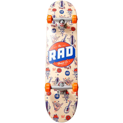 Rad Skateboards Logo Progressive Mehrfarben 7,75 - Skateboard Rad Skateboards Logo Progressive Mehrfarben 7,75 - Skateboard