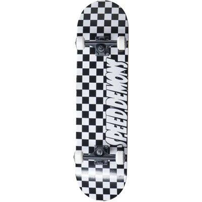 Speed Demons Checkers Skateboard komplettboard (Schwarz/Weiß) Speed Demons Checkers Skateboard komplettboard (Schwarz/Weiß)