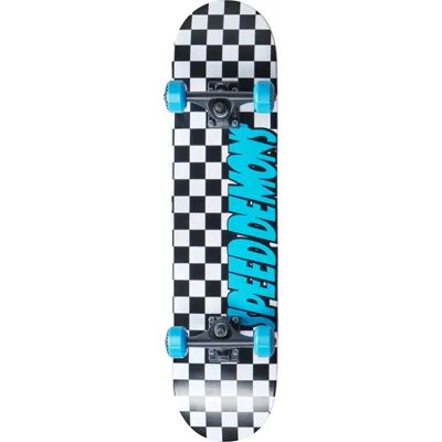 Speed Demons Checkers 8" Komplettes Skateboard - Skateboard Speed Demons Checkers 8" Komplettes Skateboard - Skateboard