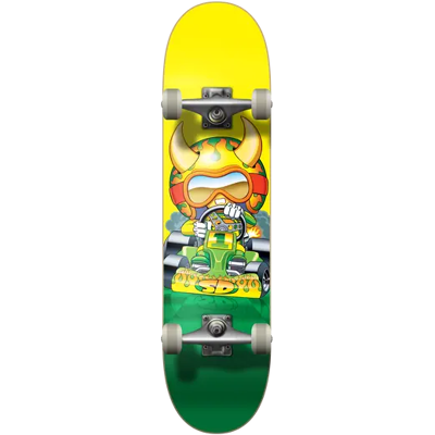 Speed Demons Go Kart Soft Top Skateboard Komplettboard (Gelb) Speed Demons Go Kart Soft Top Skateboard Komplettboard (Gelb)