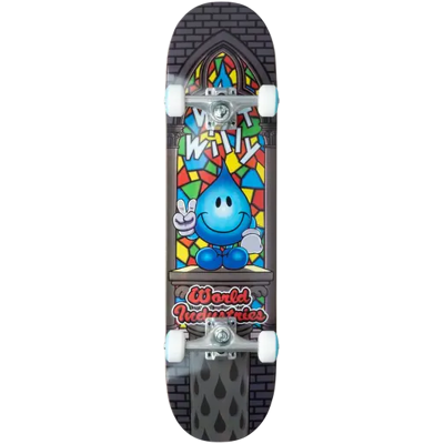 World Industries Stained Glass V2 Kinder Skateboard (Blau) World Industries Stained Glass V2 Kinder Skateboard (Blau)
