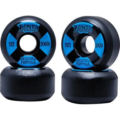 Skateboard Rollen Bones 100's OG Formula V5 4 Stk. (53mm - Schwarz/Blau) Skateboard Rollen Bones 100's OG Formula V5 4 Stk. (53mm - Schwarz/Blau)