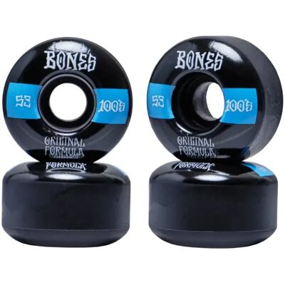 Skateboard Rollen Bones 100's V4 Wide 4 Stk. (53mm - Blau/Schwarz) Skateboard Rollen Bones 100's V4 Wide 4 Stk. (53mm - Blau/Schwarz)