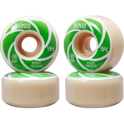 Bones Skateboard Räder - Weiß, Grün, 54mm, 99A, V1 Standard 4er-Pack Bones Skateboard Räder - Weiß, Grün, 54mm, 99A, V1 Standard 4er-Pack