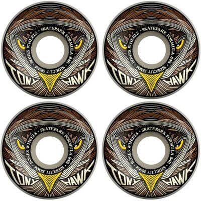 Skateboard Rollen Bones Tony Hawk Night Pro SPF Sidecuts (58mm - Hawk) Skateboard Rollen Bones Tony Hawk Night Pro SPF Sidecuts (58mm - Hawk)