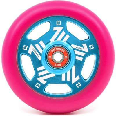 Stunt Scooter Rolle CORE Vent Hollow (110mm - Pink/Petrol) Stunt Scooter Rolle CORE Vent Hollow (110mm - Pink/Petrol)