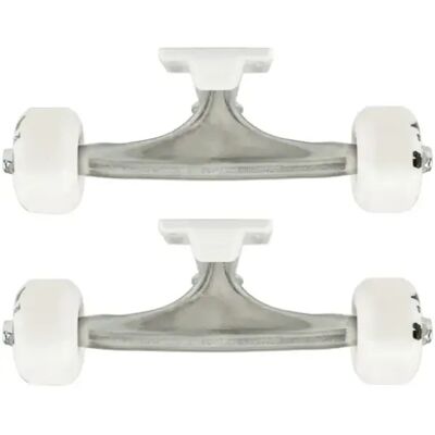 Enjoi DBL Panda Combo Trucks (8" - Raw/White) Enjoi DBL Panda Combo Trucks (8" - Raw/White)