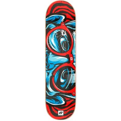 Skateboard Deck Hydroponic Glasses (8.125" - Round Red) Skateboard Deck Hydroponic Glasses (8.125" - Round Red)