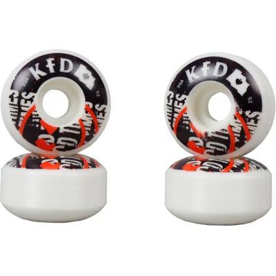Skateboard Rollen KFD DIY 4 Stk. (52mm - Red) Skateboard Rollen KFD DIY 4 Stk. (52mm - Red)