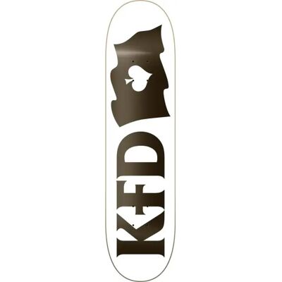 Skateboard Deck KFD Flagship (8.25" - Weiß) Skateboard Deck KFD Flagship (8.25" - Weiß)