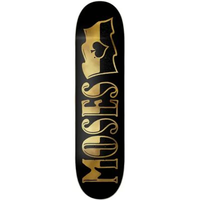 KFD Moses Adams Pro Skateboard-Deck - Nordamerikanischer Ahorn, 8.25" Gold - Skateboard-Deck KFD Moses Adams Pro Skateboard-Deck - Nordamerikanischer Ahorn, 8.25" Gold - Skateboard-Deck