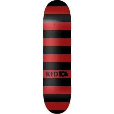 Skateboard Deck KFD Stripes (7.825" - Rot) Skateboard Deck KFD Stripes (7.825" - Rot)
